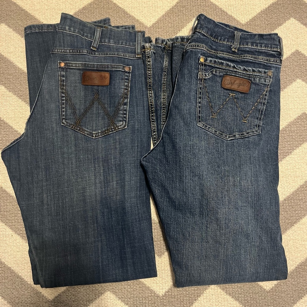 35/36 Wrangler Retro Mens Jeans Lot 35x36